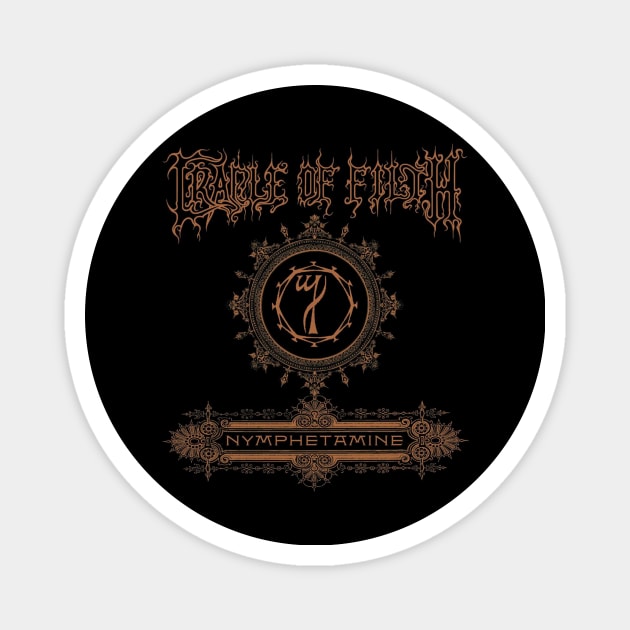 Cradle Of Filth Nymphetamine 2 Album Cover Magnet by Visionary Canvas